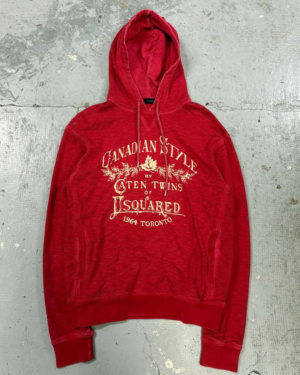 AW2011 Dsquared2 Canadian Style Red Hoodie EzKhTPm 0