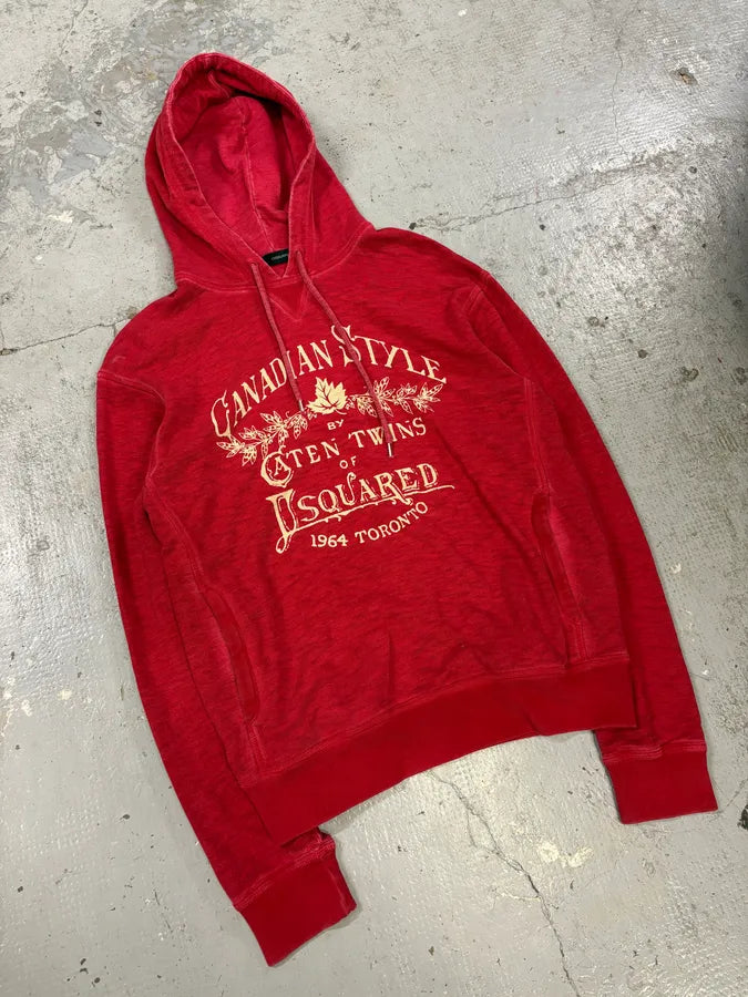 AW2011 Dsquared2 Canadian Style Red Hoodie EzKhTPm 3