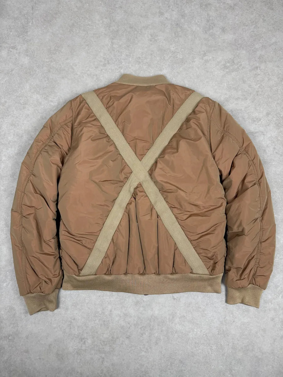 AW2011 Emporio Armani Anniversary Pale Pink Cross Bomber Jacket oHJRyEQ 0