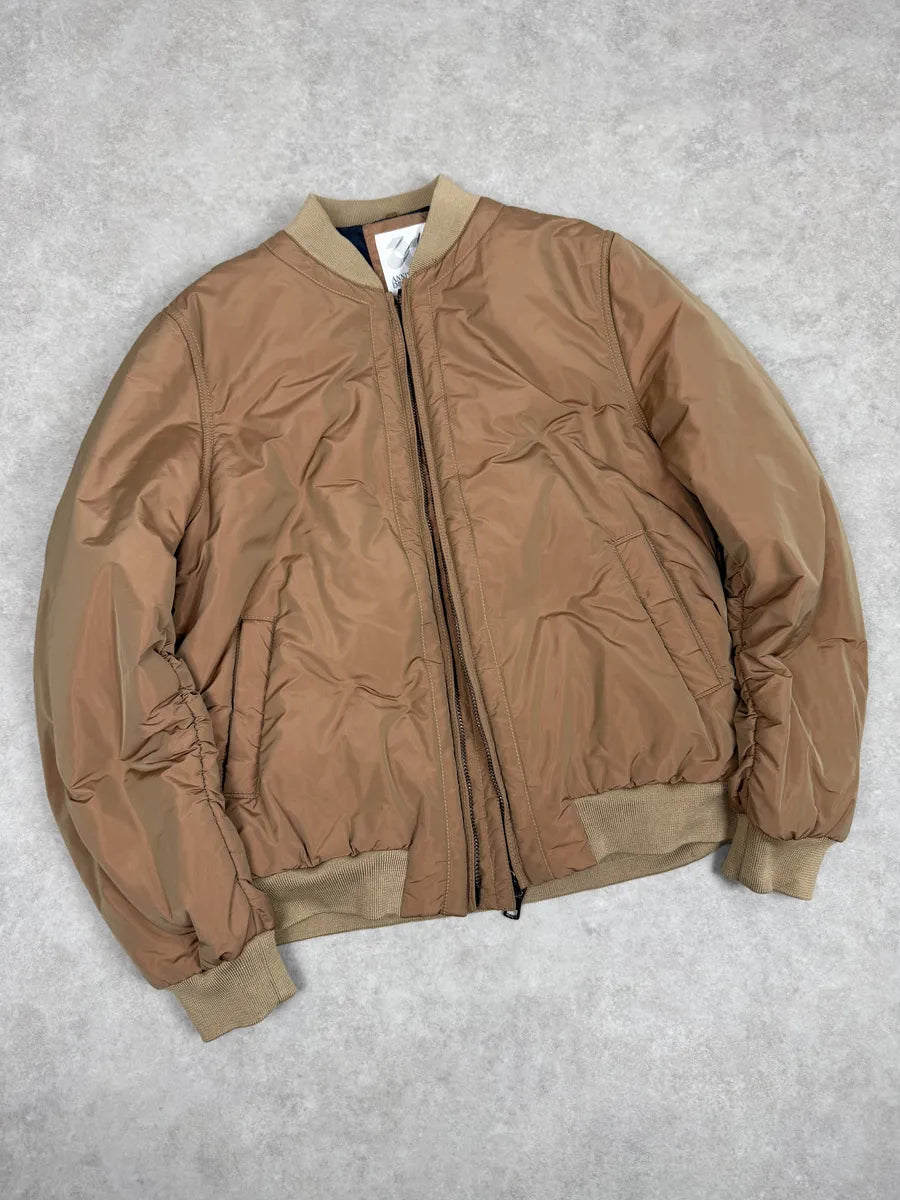 AW2011 Emporio Armani Anniversary Pale Pink Cross Bomber Jacket oHJRyEQ 2