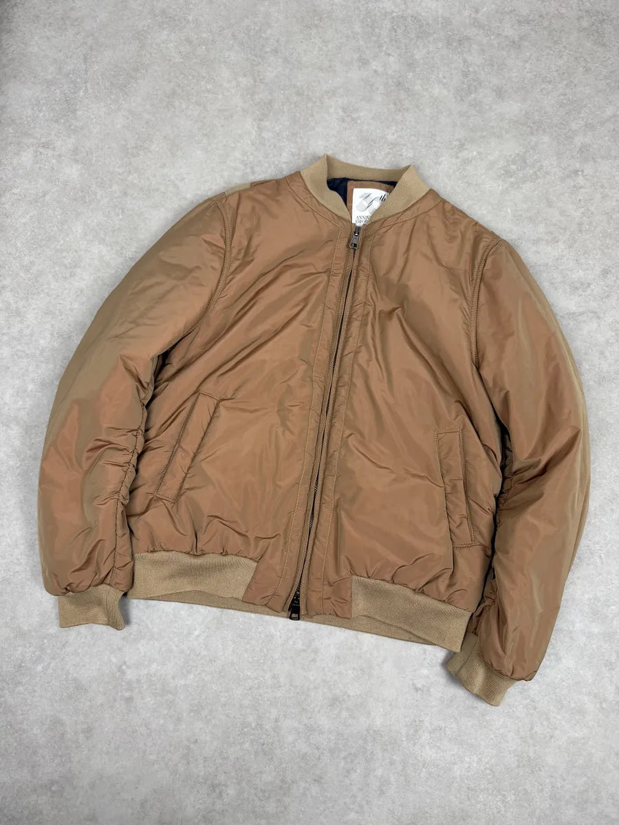 AW2011 Emporio Armani Anniversary Pale Pink Cross Bomber Jacket oHJRyEQ 4