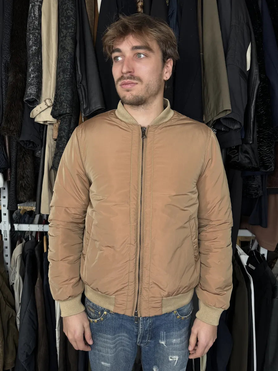 AW2011 Emporio Armani Anniversary Pale Pink Cross Bomber Jacket oHJRyEQ 6