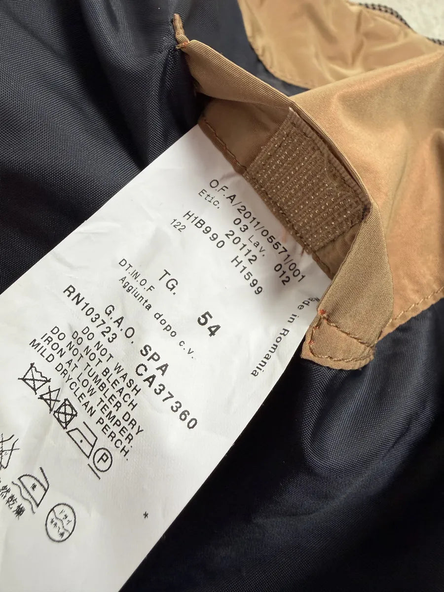 AW2011 Emporio Armani Anniversary Pale Pink Cross Bomber Jacket oHJRyEQ 8