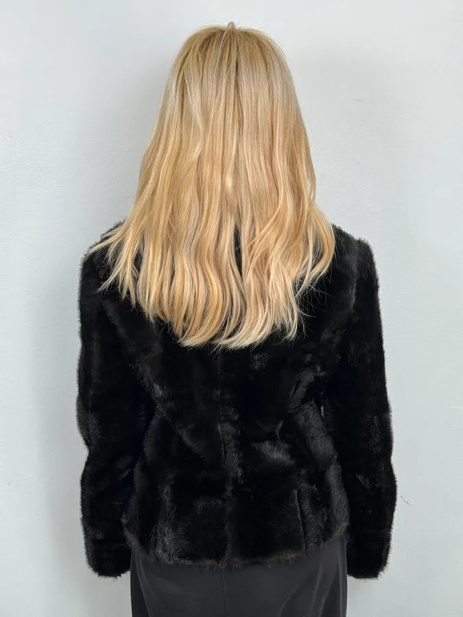 AW2011 Emporio Armani Brown Faux Fur Cozy Jacket gMhFXUq 2