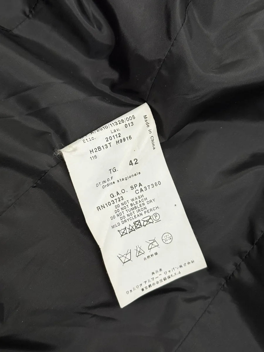 AW2011 Emporio Armani Brown Faux Fur Cozy Jacket gMhFXUq 9