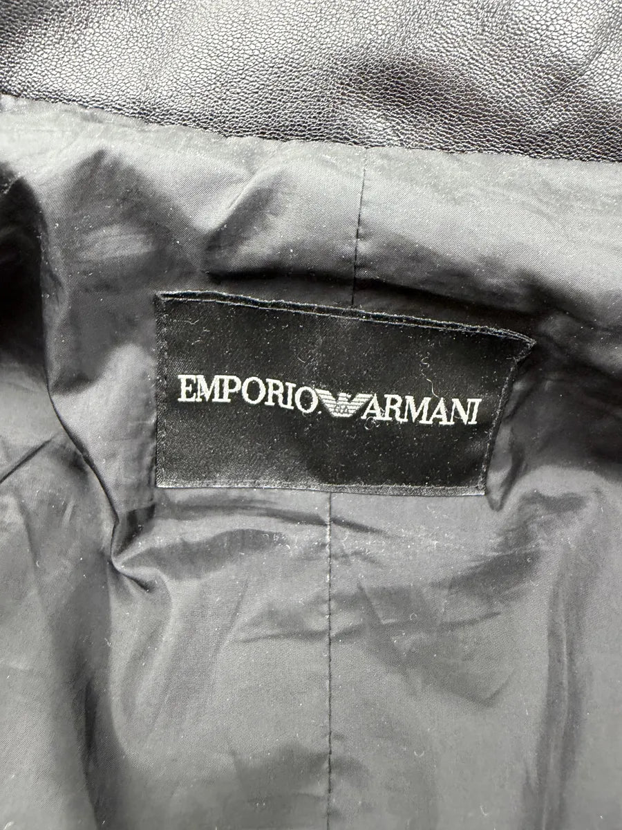 AW2011 Emporio Armani Brown Faux Fur Jacket kQsWGih 8