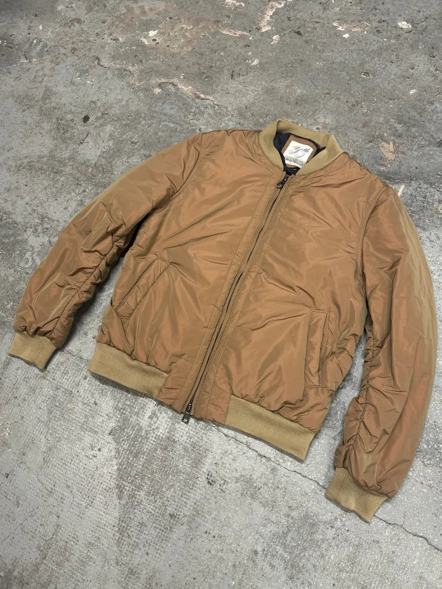 AW2011 Emporio Armani Cross Faded Pink Bomber Jacket (L) 8