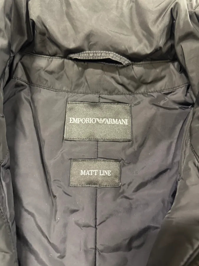 AW2011 Emporio Armani Elevated Hybrid Nylon Black Jacket (L/XL) 8