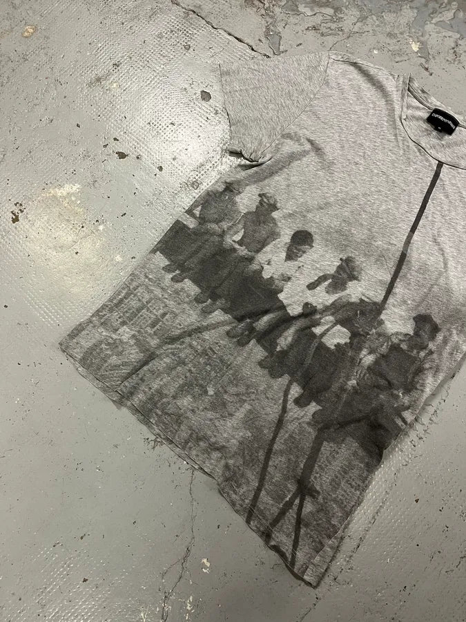 AW2011 Emporio Armani New-York Workers Grey T-Shirt kTBdIjT 3