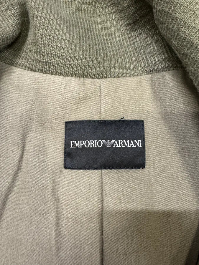 AW2011 Emporio Armani Samurai Asymmetrical Zip Brut Beige Jacket (L/XL) YslEZwL 10