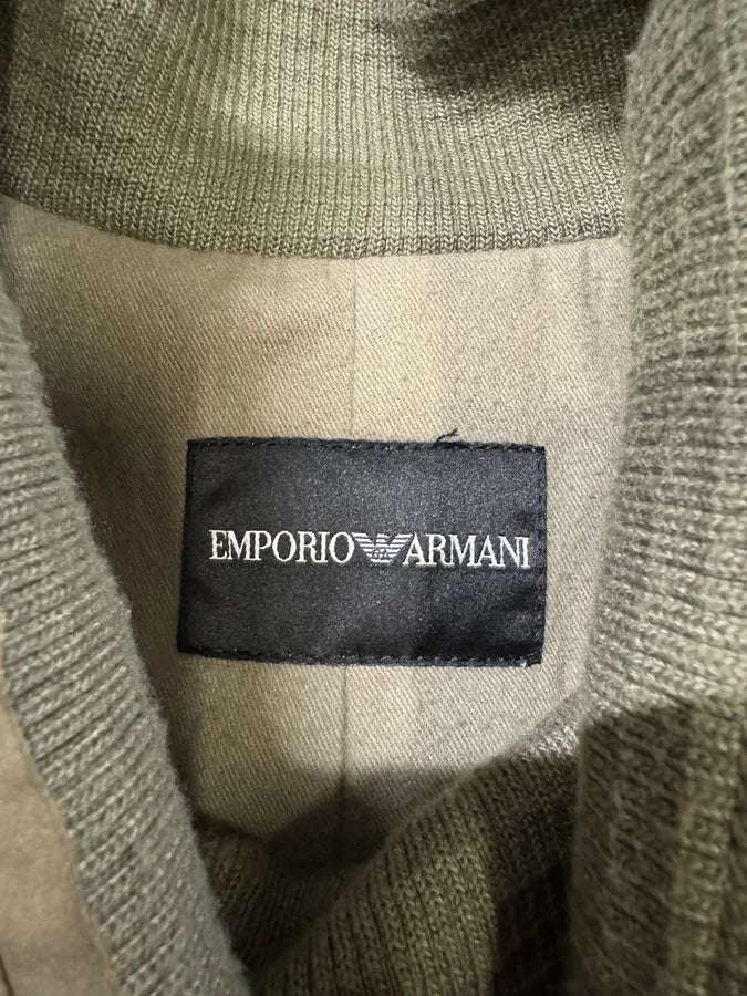 AW2011 Emporio Armani Samurai Asymmetrical Zip Brut Beige Jacket (L/XL) YslEZwL 8