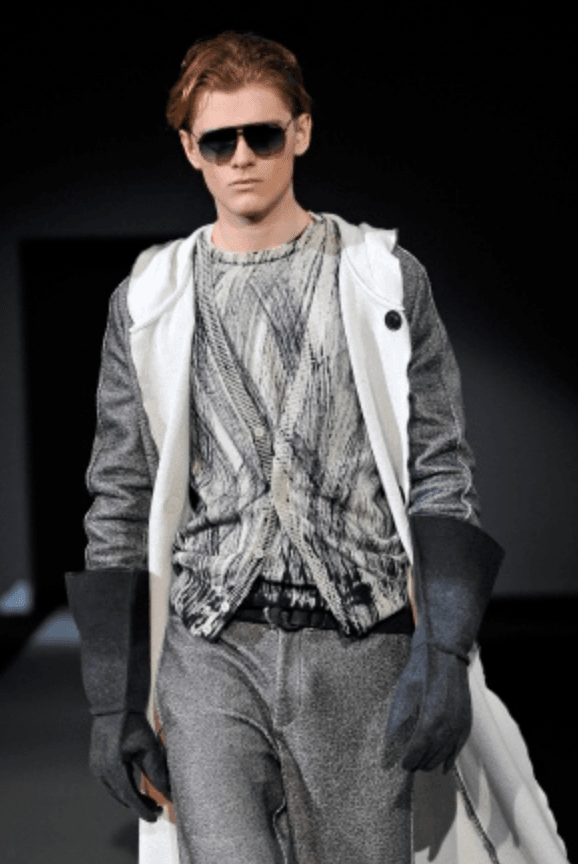 AW2011 Emporio Armani Wheel Paint Cardigan Sweater JoPqrLn 1