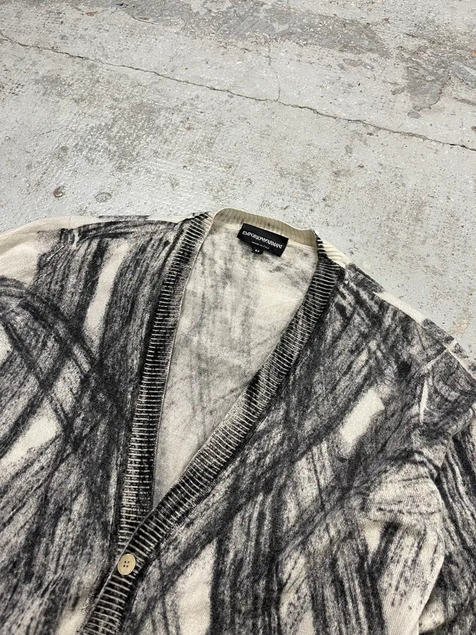 AW2011 Emporio Armani Wheel Paint Cardigan Sweater JoPqrLn 5