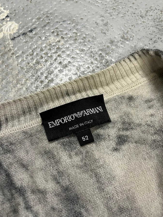 AW2011 Emporio Armani Wheel Paint Cardigan Sweater JoPqrLn 9