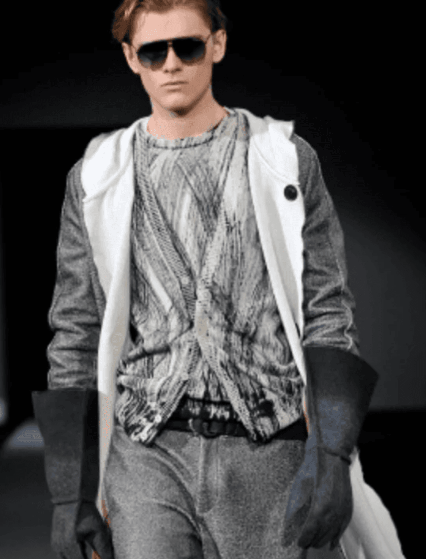 AW2011 Emporio Armani Wheel Paint Cardigan Sweater tEbvzTI 0