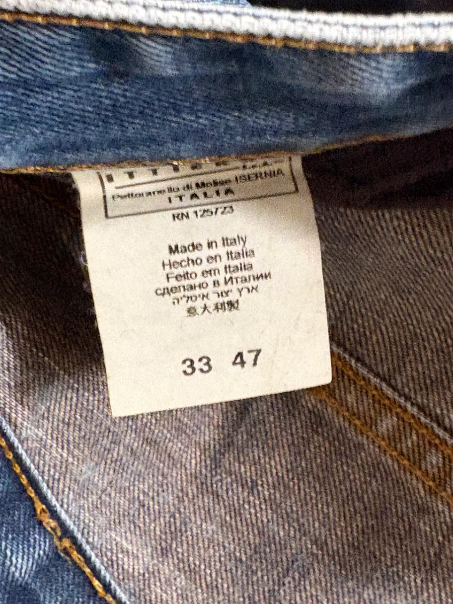 AW2011 Galliano Blue Denim Distressed Jeans ywxwmzf 9
