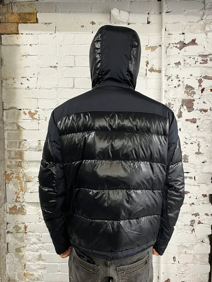 AW2011 Gucci Black & Navy Hooded Puffer Jacket aCsXqNn 2