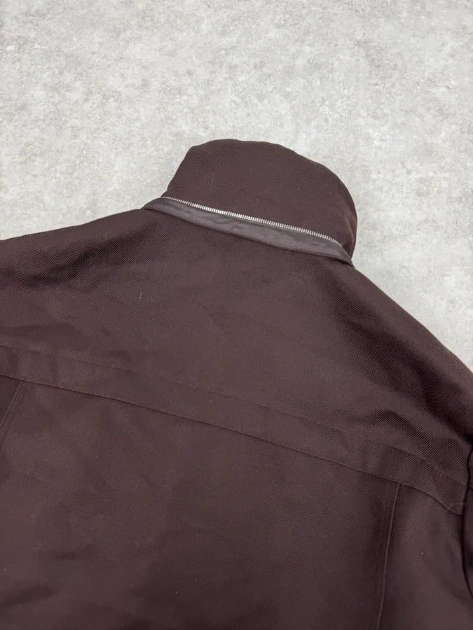 AW2011 Gucci Brown Hooded Wool Jacket afLAbzz 6