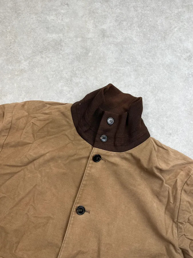 SS2011 Gucci Camel Cargo Buttoned Collar Jacket by Frida Giannini OXQtCnl 4