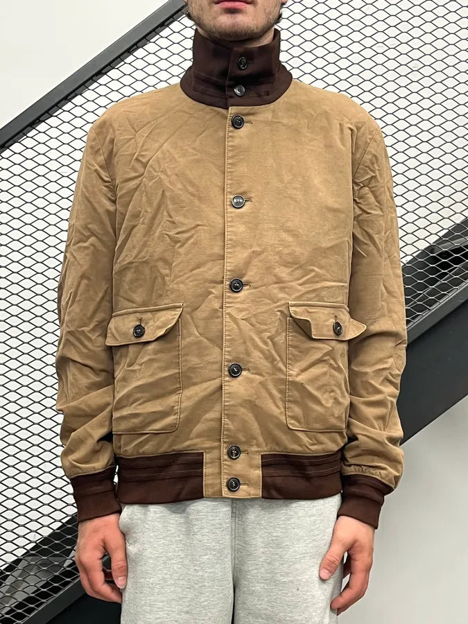 SS2011 Gucci Camel Cargo Buttoned Collar Jacket by Frida Giannini OXQtCnl 1