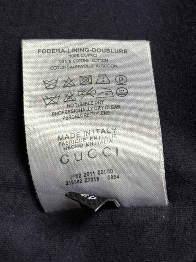 AW2011 Gucci Navy Monogrammed Light Jacket XNBoRNP 8