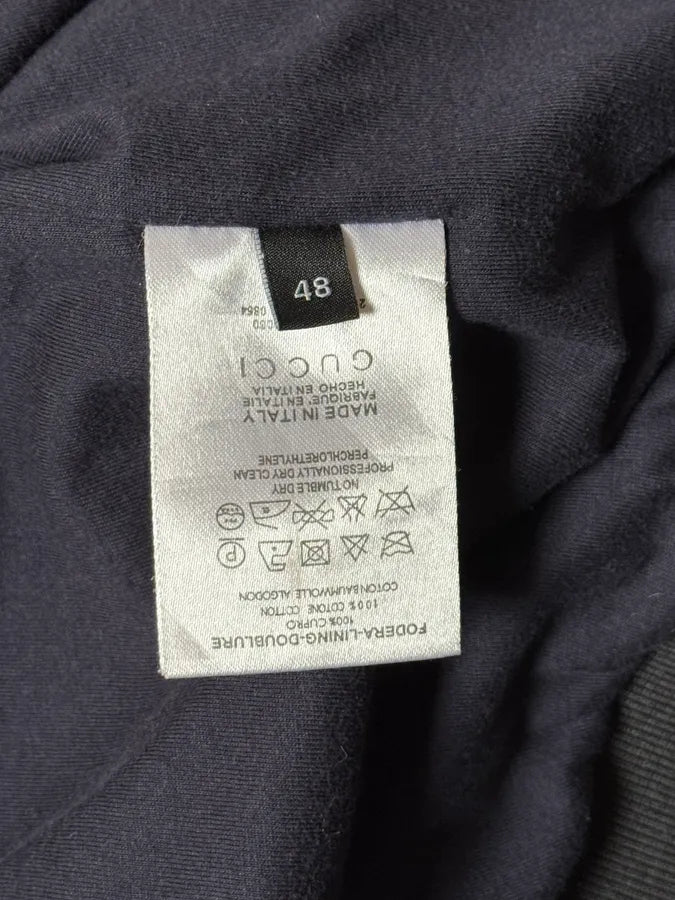 AW2011 Gucci Navy Monogrammed Light Jacket XNBoRNP 7