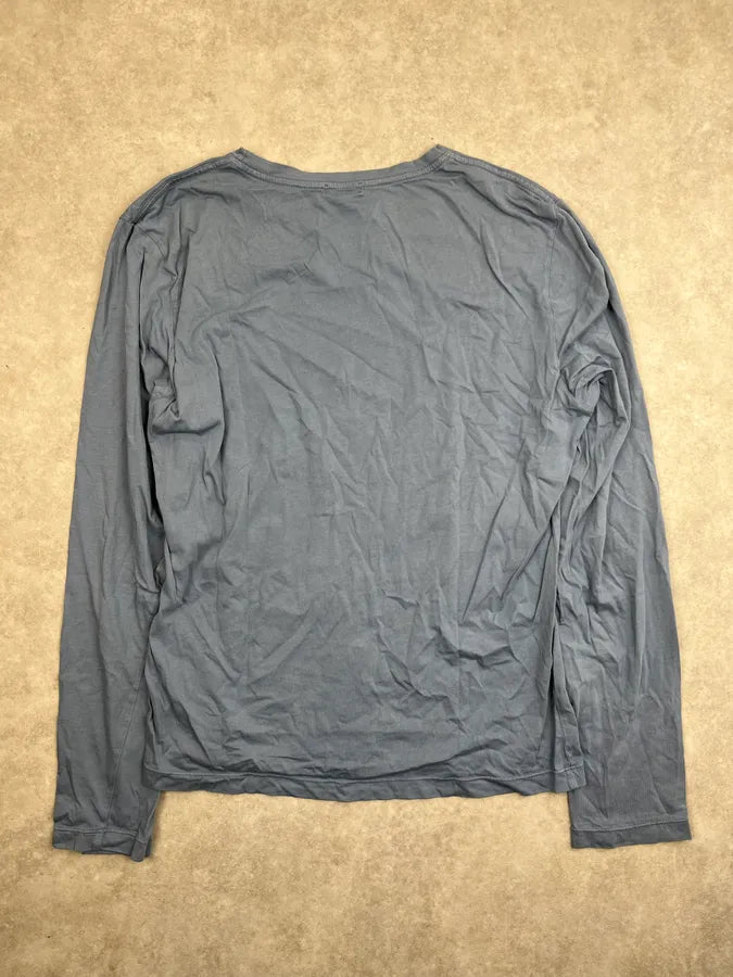 AW2011 John Galliano Blue Propaganda Logo Longsleeve AmvKbDc 3
