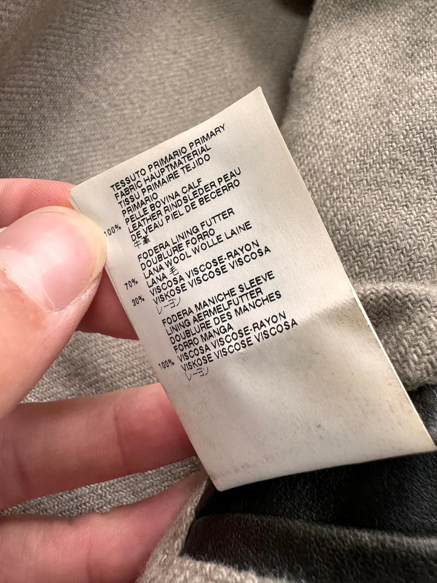 AW2011 Maison Margiela 5-Zip Distressed Leather Jacket (S) 9