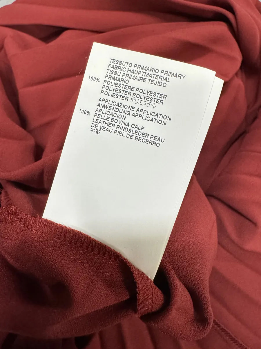 AW2011 Maison Margiela Red Plissed Signature Dress wRTnBDl 5