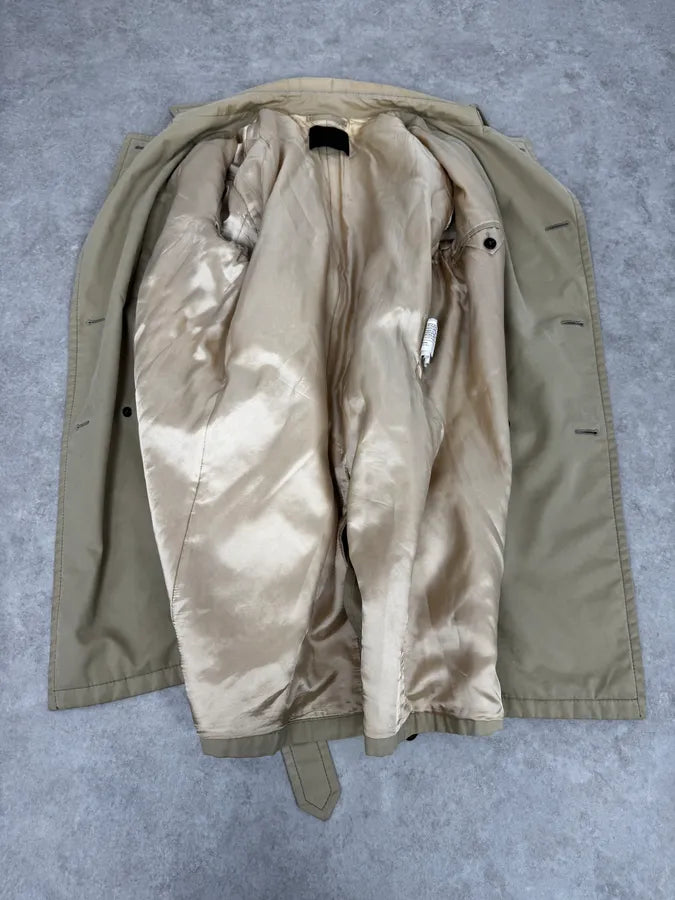 AW2011 Prada Beige Buttoned Classy Trench Coat lYQJCbf 7