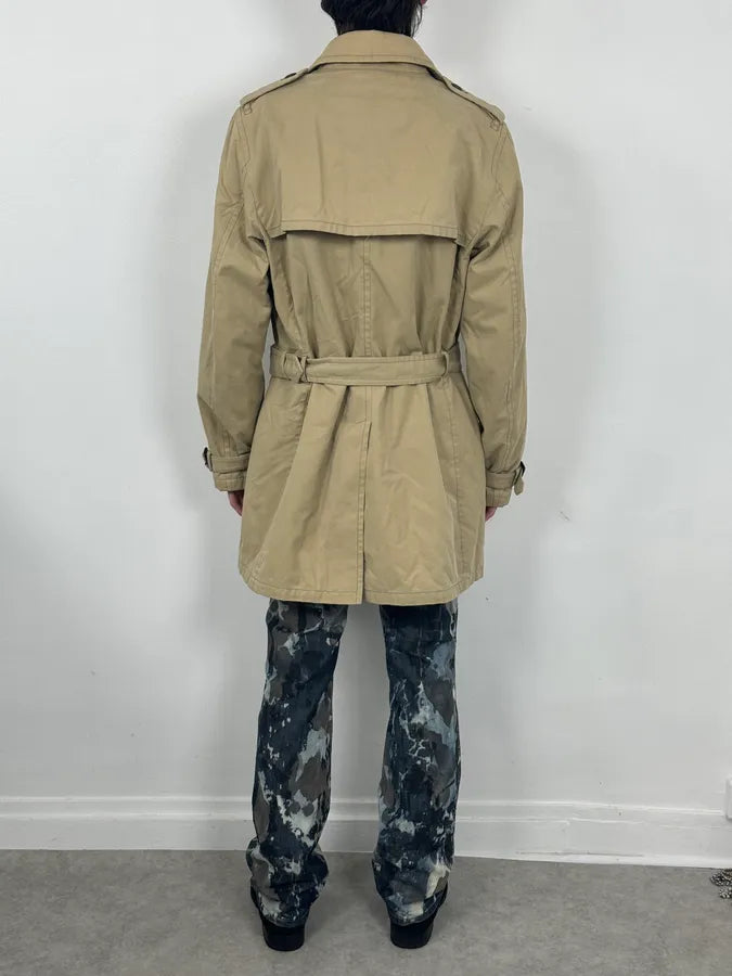 AW2011 Prada Beige Buttoned Classy Trench Coat lYQJCbf 1