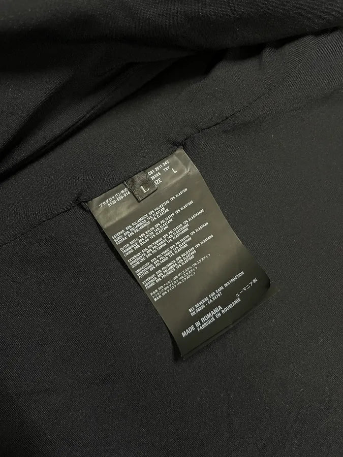 AW2011 Prada Black Pleated Texture Zip-up Jacket paXgxlx 9