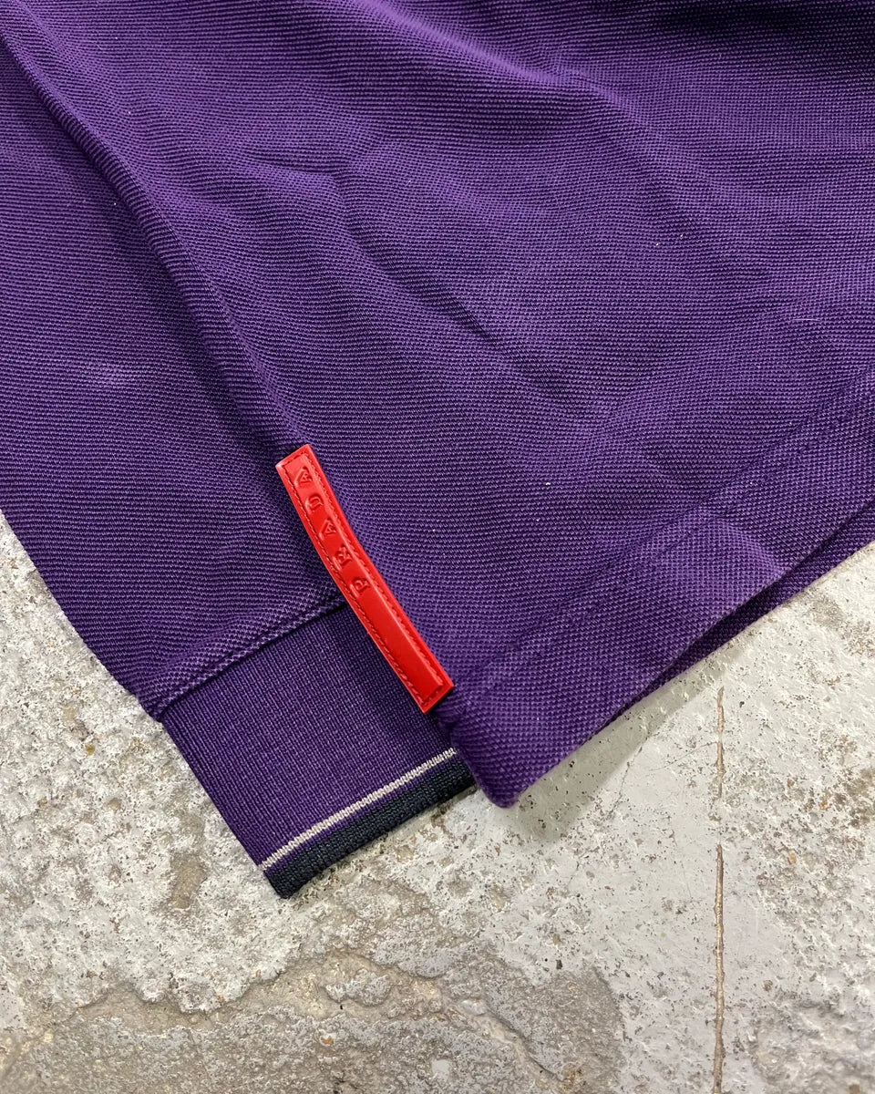 AW2011 Prada Linea Rossa Purple Longsleeve Polo UPsKJwc 5