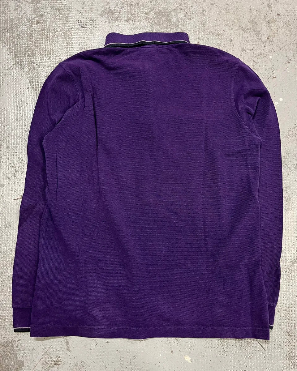 AW2011 Prada Linea Rossa Purple Longsleeve Polo UPsKJwc 7