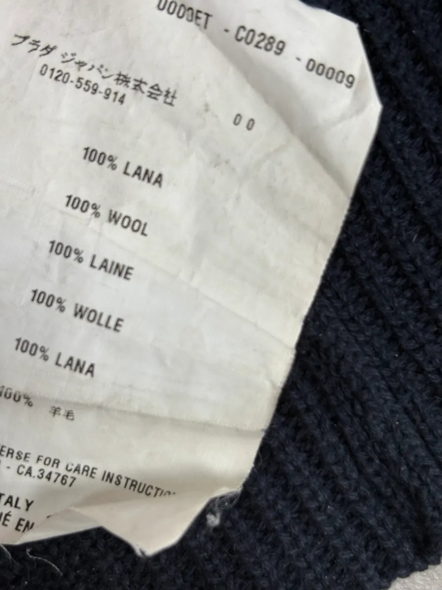 AW2011 Prada Navy Wool Cardigan Sweater VKACXOm 7