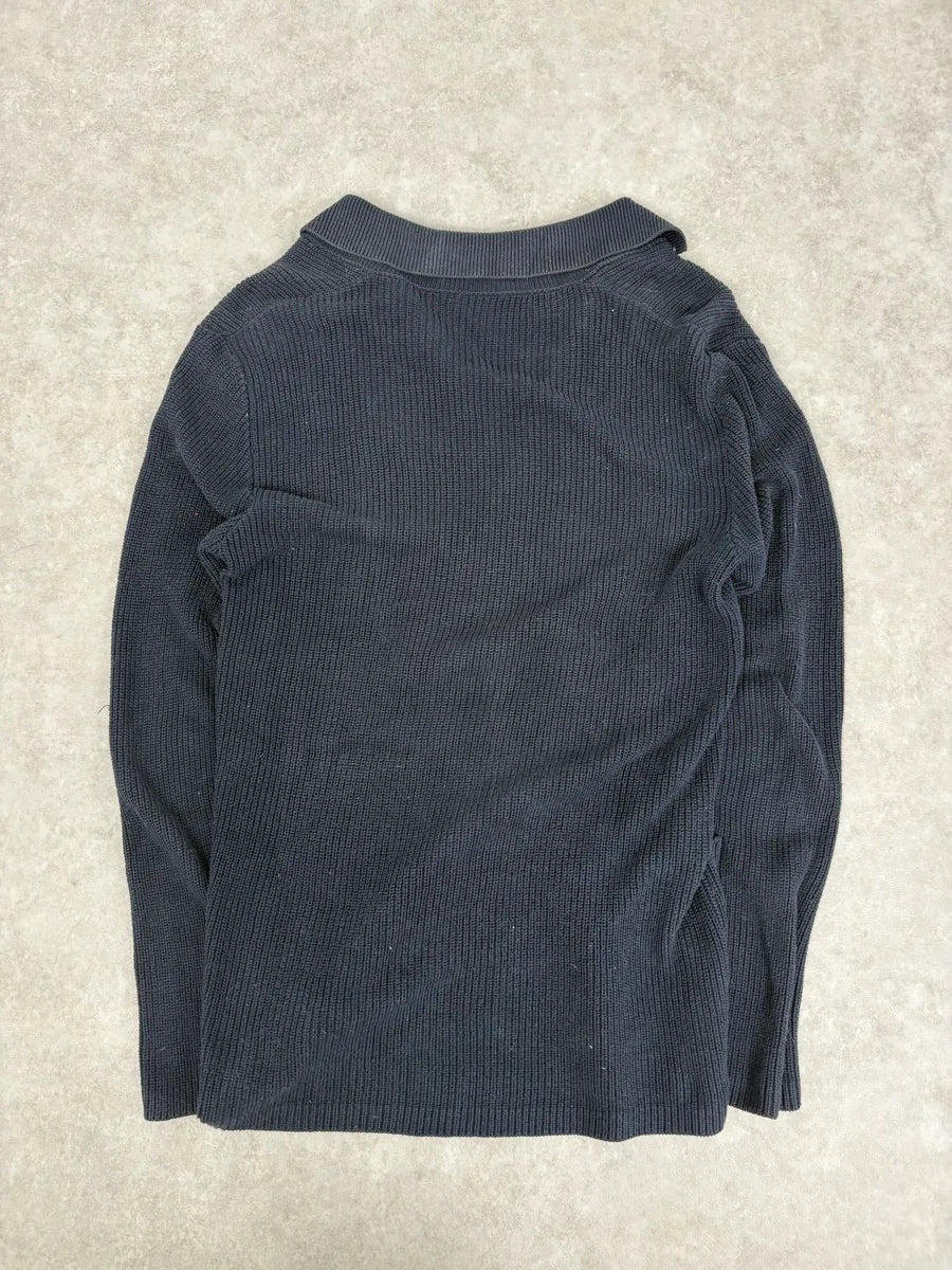 AW2011 Prada Navy Wool Cardigan Sweater VKACXOm 4