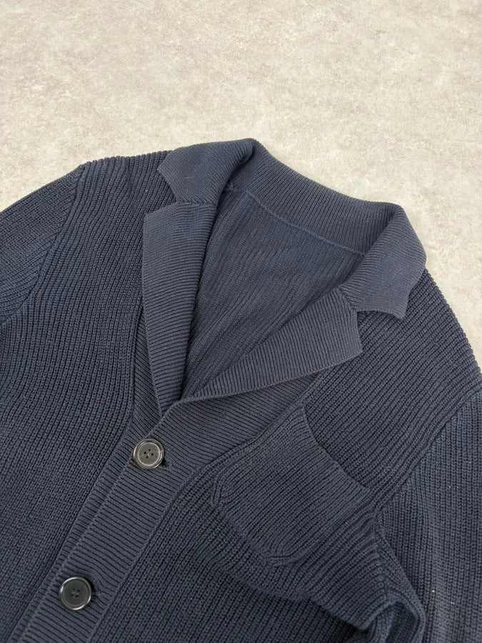 AW2011 Prada Navy Wool Cardigan Sweater VKACXOm 3