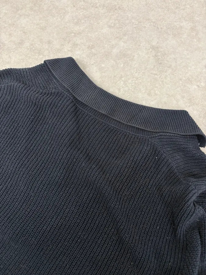 AW2011 Prada Navy Wool Cardigan Sweater VKACXOm 5