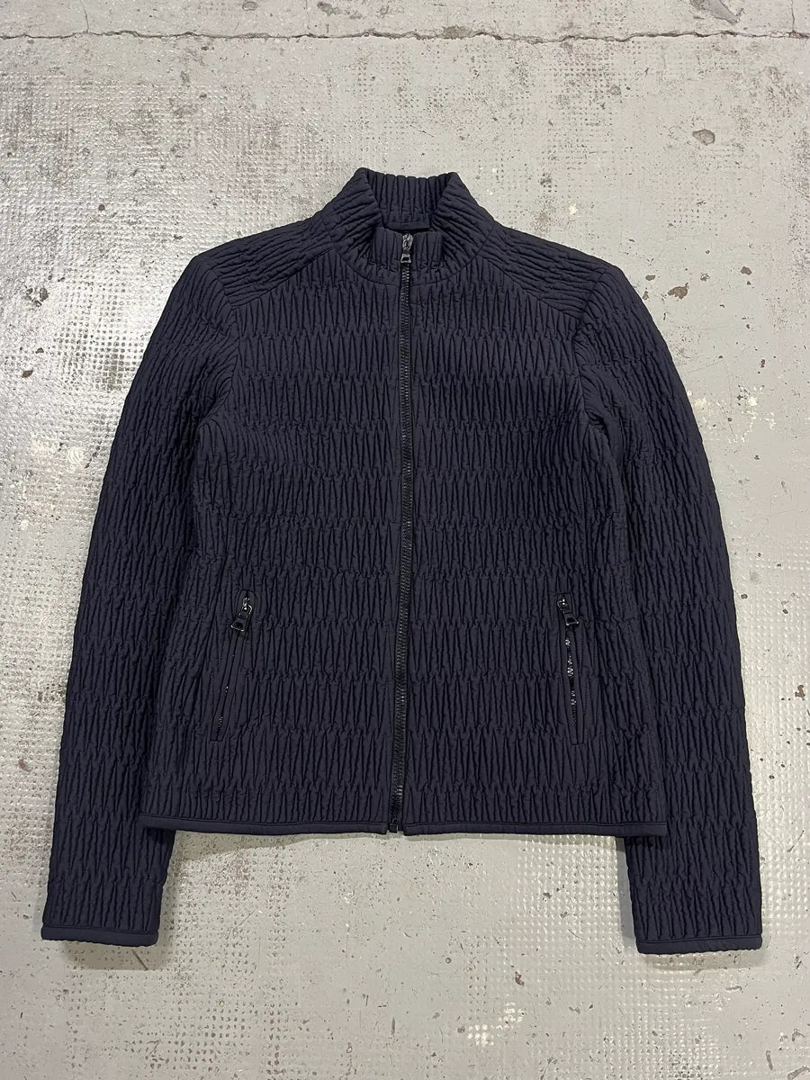 AW2011 Prada Quilted Dark Navy Jacket YzPzNDN 0
