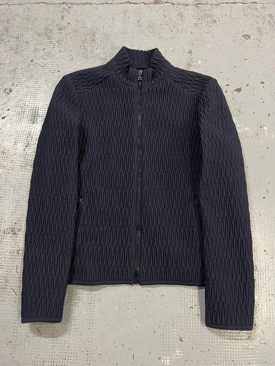 AW2011 Prada Quilted Dark Navy Jacket YzPzNDN 3
