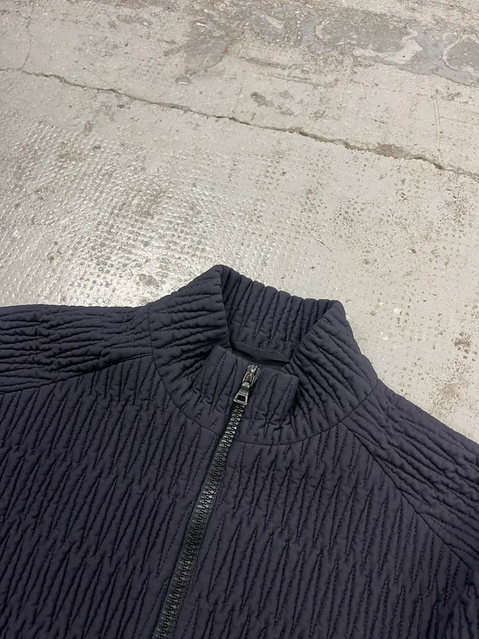 AW2011 Prada Quilted Dark Navy Jacket YzPzNDN 4