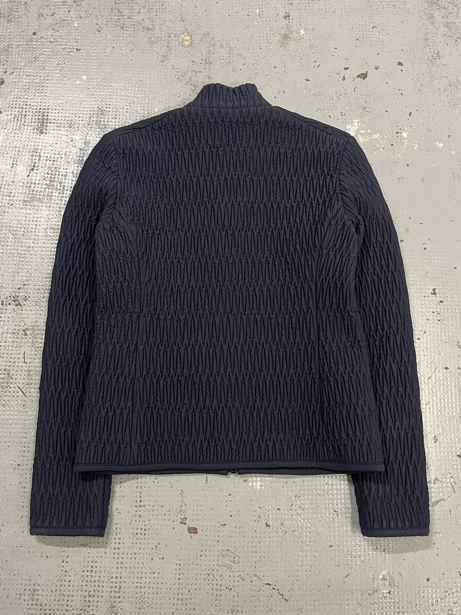 AW2011 Prada Quilted Dark Navy Jacket YzPzNDN 6