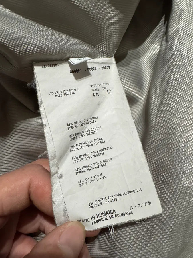 AW2011 Prada Snow Mohair Fur Jacket tVpYtBZ 10