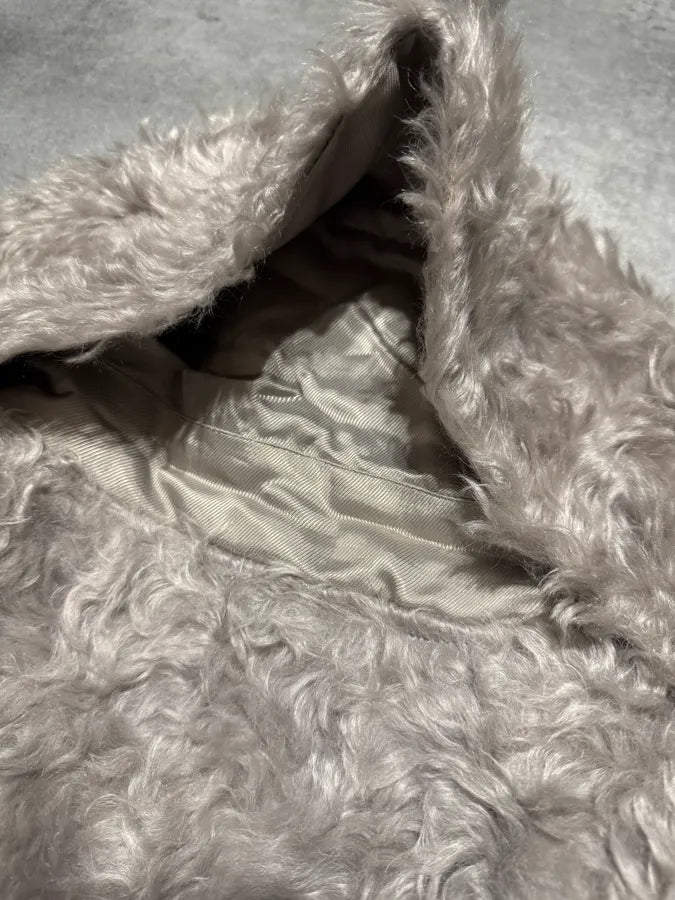 AW2011 Prada Snow Mohair Fur Jacket tVpYtBZ 6