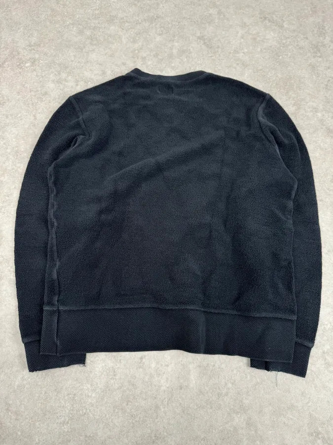 AW2012 Acne Studios Black Terry Crewneck Sweater gFflVtN 6