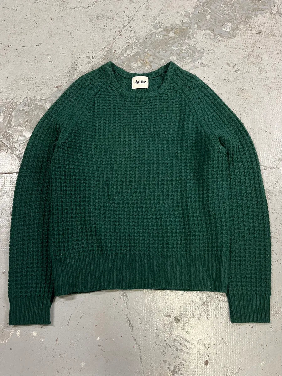 AW2012 Acne Studios Green Wool Sweater PLpuIri 0