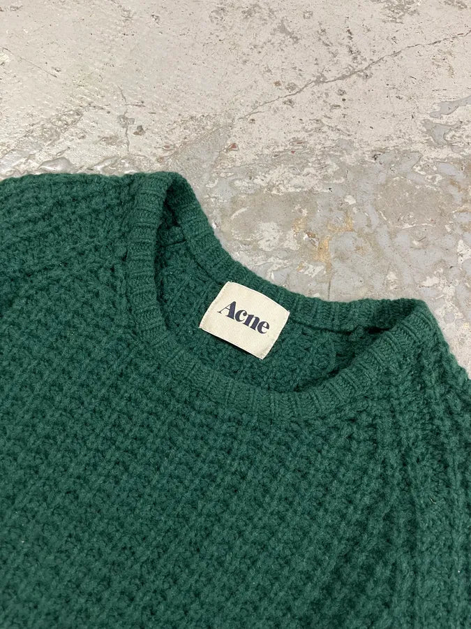 AW2012 Acne Studios Green Wool Sweater PLpuIri 3