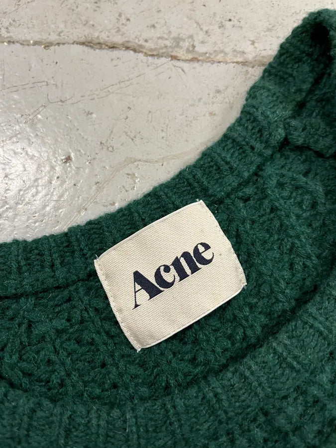 AW2012 Acne Studios Green Wool Sweater PLpuIri 6