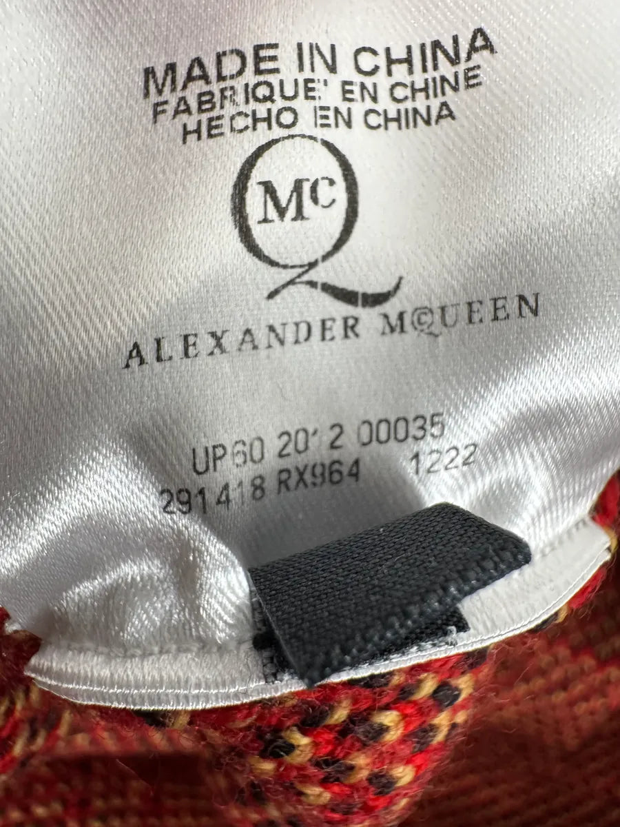 AW2012 Alexander Mcqueen Black & Red UK Flag Destructured Sweater OjEuxaz 8