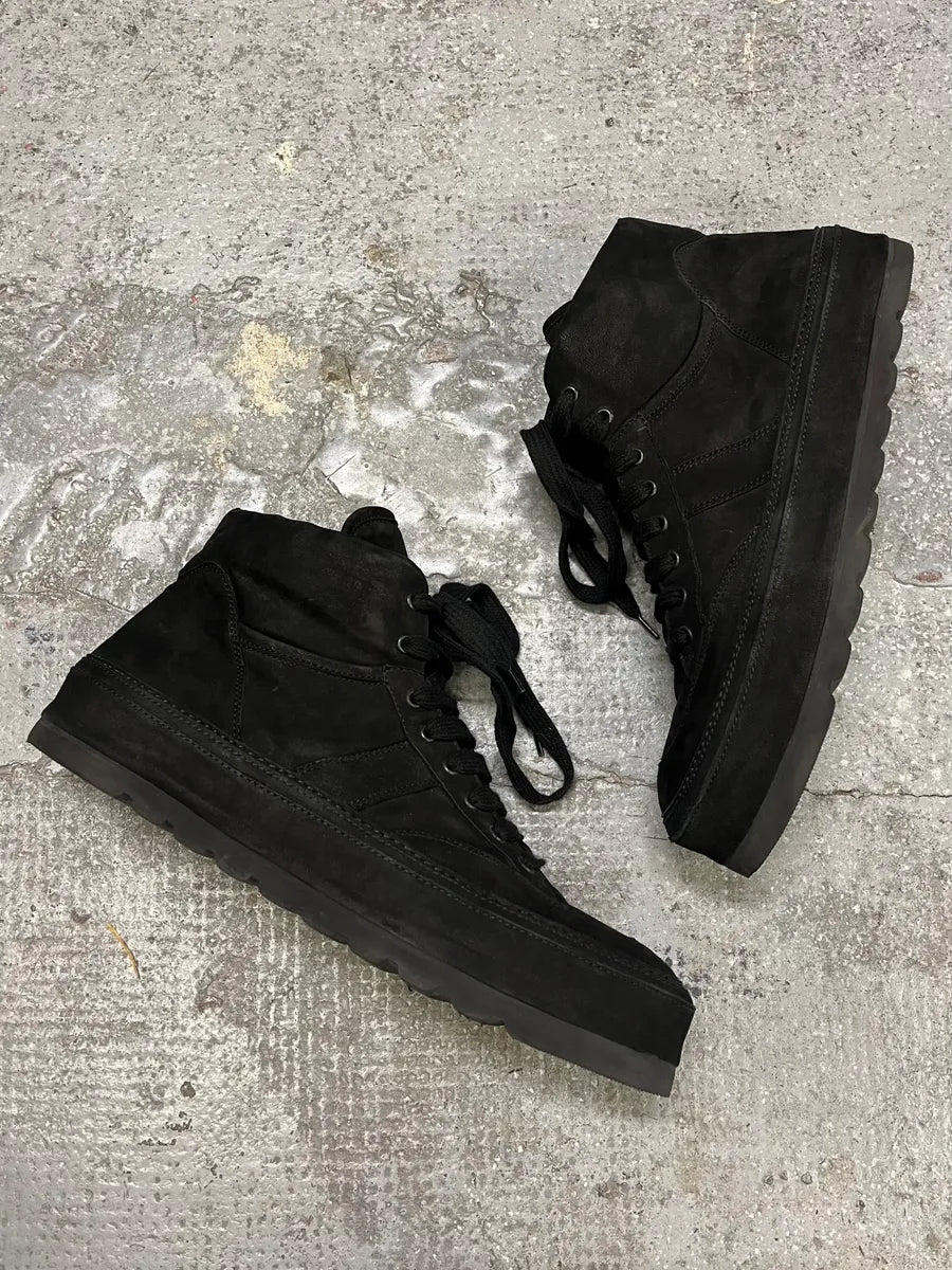 AW2012 Ann Demeulemeester Black Gert Ombre High Sneakers (44eu/us10) enaKbMA 1
